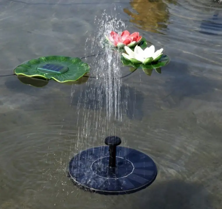 Layunin ng fountain pump at paggamit ng eksena